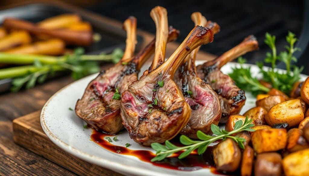 Grilled lamb loin chops Grilled lamb loin chops