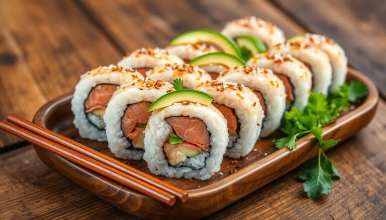 baked salmon sushi recipe