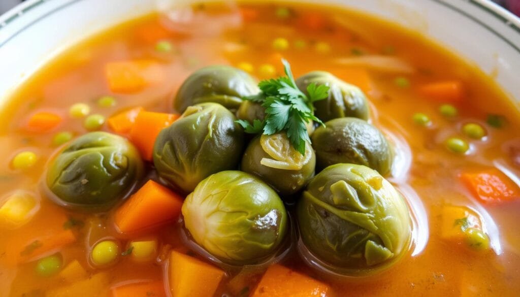 brussels sprouts in soup