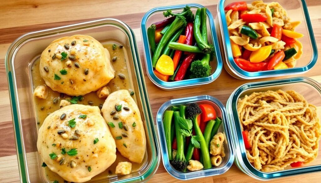 chicken piccata meal prep