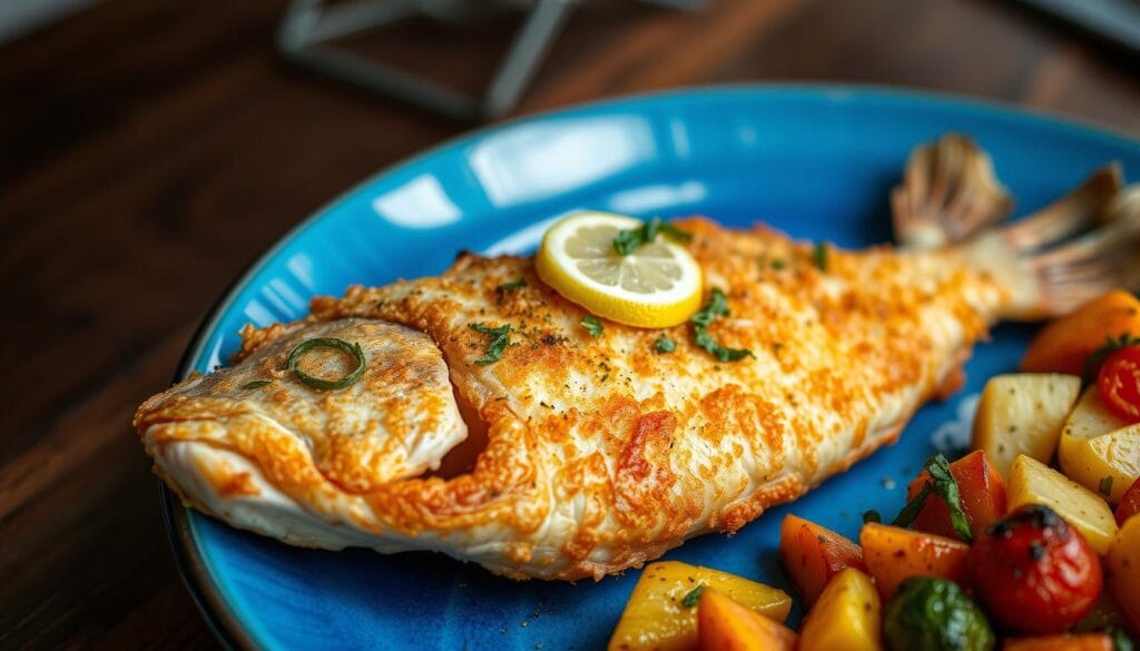 crispy air fried flounder crispy air fried flounder