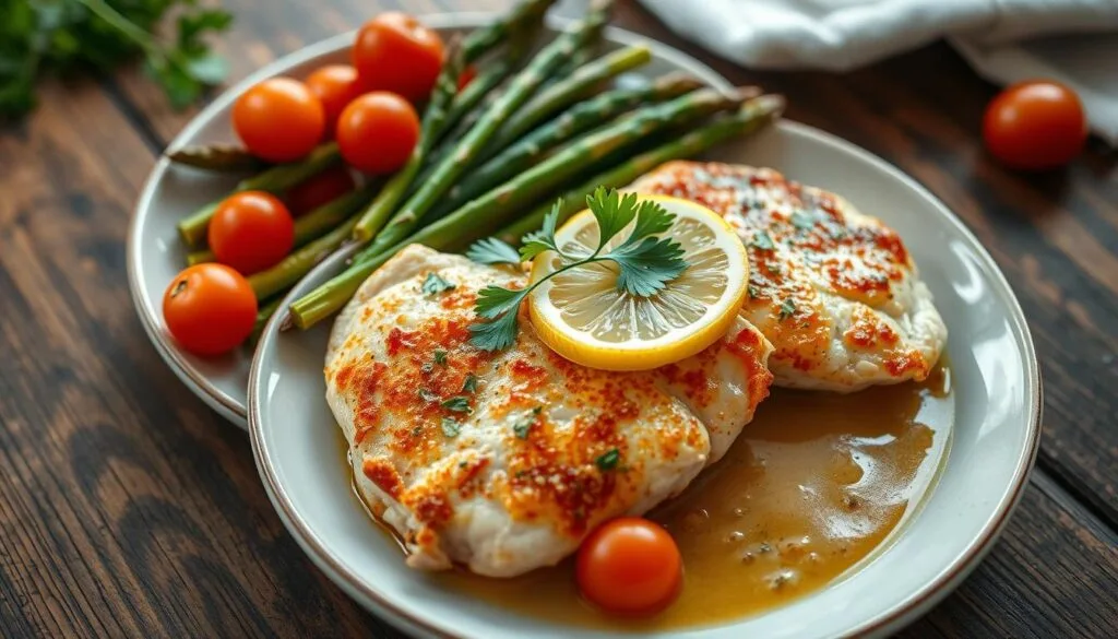 healthy chicken piccata