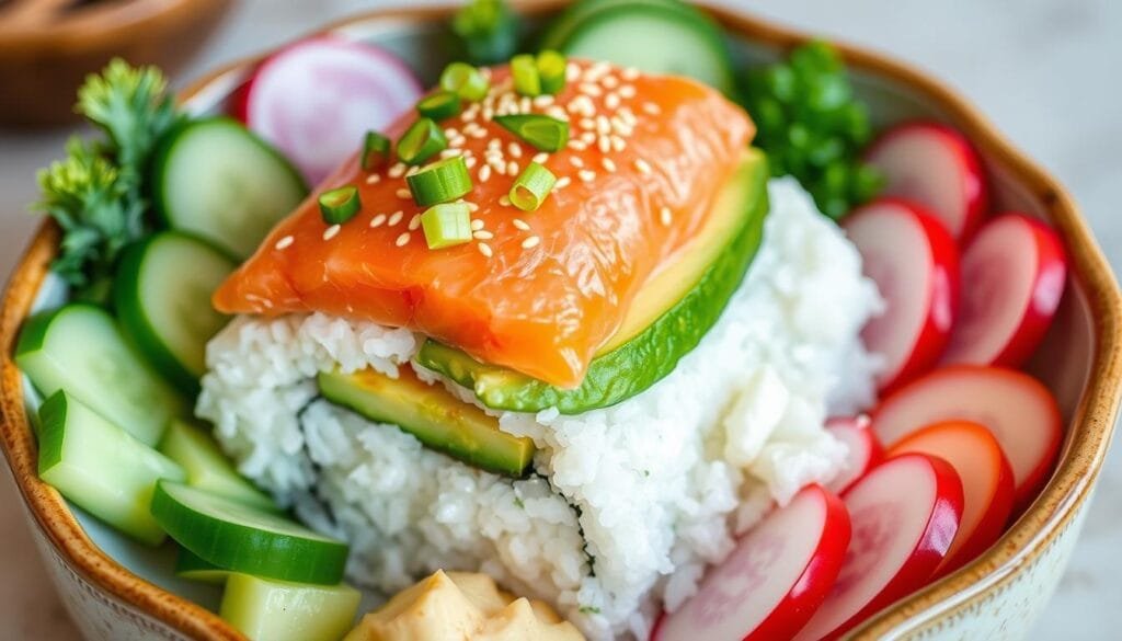 healthy sushi bake