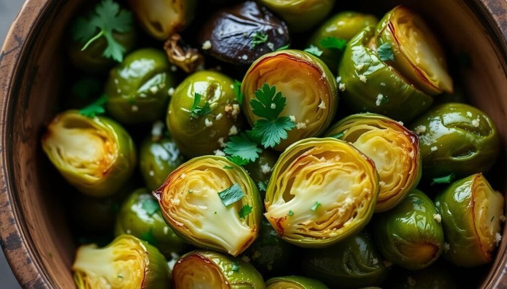 lemon parmesan brussels sprouts