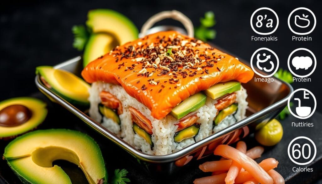salmon sushi bake nutrition salmon sushi bake nutrition