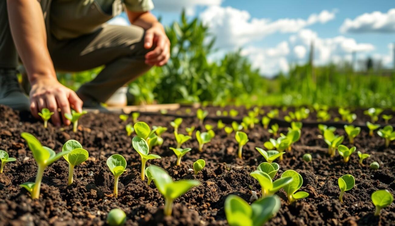 planting seedlings